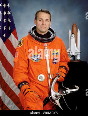 STS-123 Mission Specialist Richard M. LINNEHAN dargestellt in seinem Undatiert NASA Portrait ist. Linnehan ist Teil der STS-123 Mission Crew auf der Internationalen Raumstation am Space Shuttle Endeavour am 11. März 2008 zu starten. (UPI Foto/NASA) Stockfoto