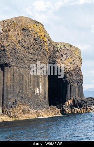 Fingals Cave auf Staffa in Schottland Stockfoto