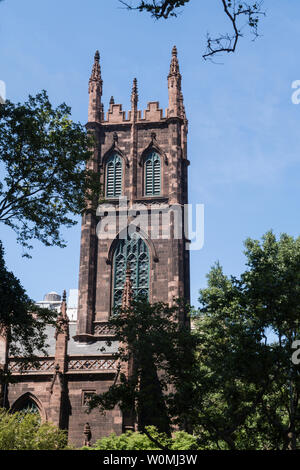 Die erste presbyterianische Kirche in der Stadt New York, USA Stockfoto