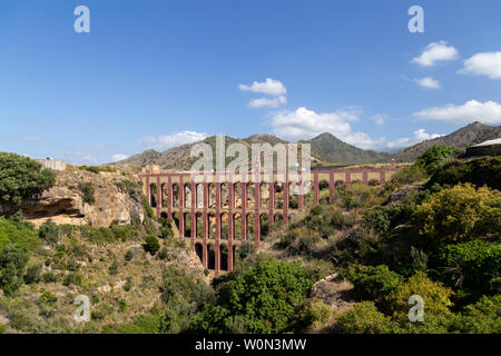 Adler Aquädukt in Nerja, Spanien Stockfoto