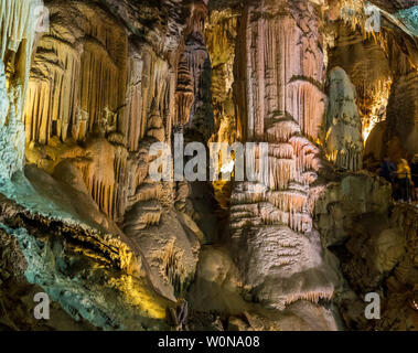 Seltsame Felsformationen der u-bahn in Cave System Stockfoto