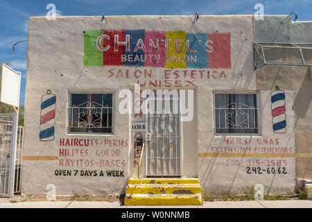 Chantel's Beauty Salon, Albuquerque, New Mexico Stockfoto