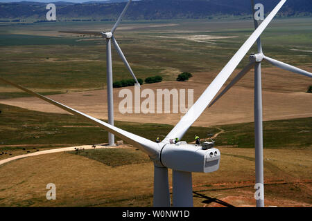 Capital Windpark in der Nähe von canberra, australien. Stockfoto