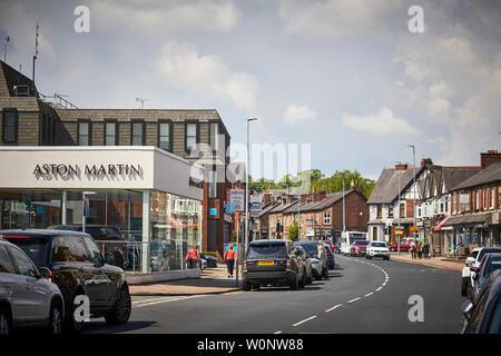 Wasser Lane in Wilmslow Cheshire Stockfoto