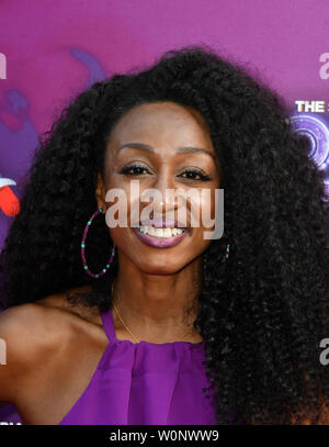 London, Großbritannien. 27 Juni, 2019. Beverley Knight besucht Broadway Musical über das Leben von Emilio und Gloria Estefan, die im West End in London Coliseum, London, Großbritannien - 27 Juni 2019 Credit: Nils Jorgensen/Alamy leben Nachrichten Stockfoto