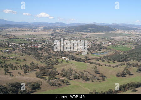 Antennen der Nördlichen quirindi Nsw Stockfoto