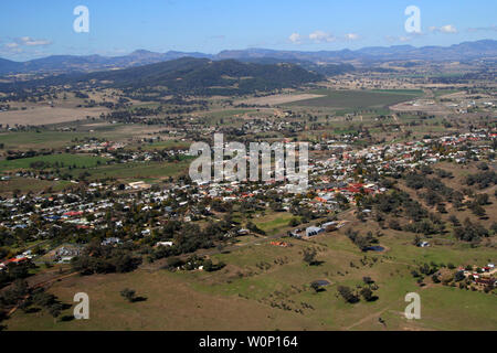 Antennen der Nördlichen quirindi Nsw Stockfoto