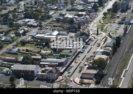 Antennen der Nördlichen quirindi Nsw Stockfoto