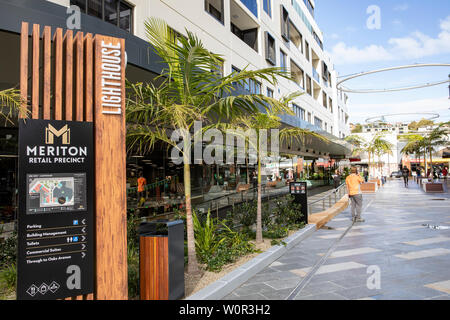 Meriton retail Revier im Meriton Wohn- und Einzelhandelsentwicklung in Dee Why, einem Vorort von Sydney, Australien Stockfoto