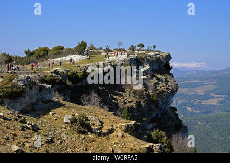 Cremna, eine antike Stadt im Südwesten der Türkei, hat einen der spektakulärsten Sehenswürdigkeiten in Pisidien, hoch in das Taurusgebirge. Stockfoto