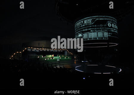 Pasadena, Kalifornien, USA. 27 Juni, 2019. Einen allgemeinen Überblick über das Theater der Lunar Dome für die Apollo 11 Medien Vorschau Veranstaltung im Rose Bowl in Pasadena, Kalifornien. Credit: Billy Bennight/ZUMA Draht/Alamy leben Nachrichten Stockfoto