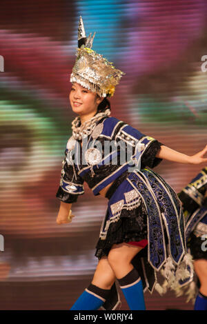 Guizhou Folk, Lied und Tanz Stockfoto