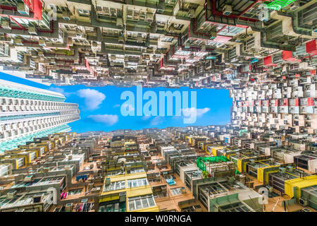 Quarry Bay Monster Gebäude konkrete Wald, Hong Kong Stockfoto