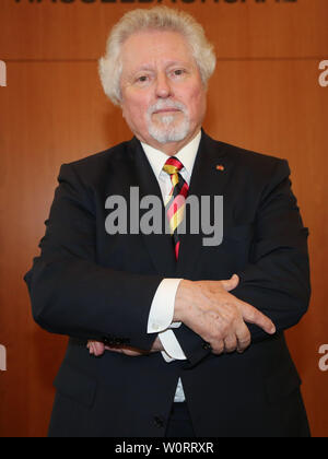 Ex-Oberbürgermeister von Magdeburg Willi Polte (SPD) beim Festakt zum 80.Geburtstag des Magdeburger Ehrenbürgers Willi Polte Stockfoto