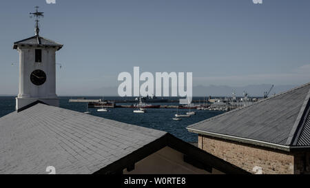 Der Glockenturm der Simons Town Naval Museum auf Südafrikas Kap Halbinsel in der Nähe von Kapstadt Stockfoto