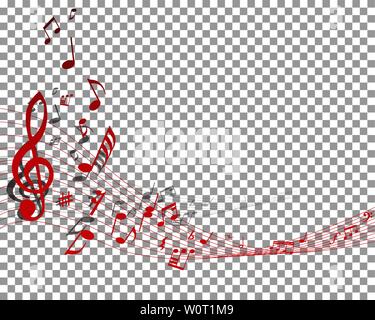 Vektor Notes Design mit Transparenz Raster auf der Rückseite. Vector Illustration. Stock Vektor