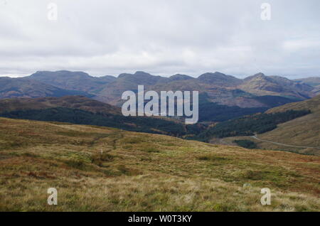 Der Loch Lomond und Cowal Weg. Halbinsel Cowal. Hochland. Schottland. Großbritannien Stockfoto