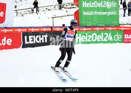 Jarl Magnus Riiber(Pfalz) beim Weltcupfinale NK Qualifikation Schonach Stockfoto