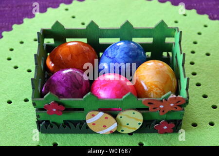 Themenbild - Ostern, Eier, Osterhase Stockfoto