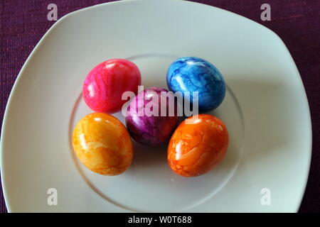 Themenbild - Ostern, Eier, Osterhase Stockfoto