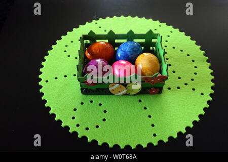 Themenbild - Ostern, Eier, Osterhase Stockfoto