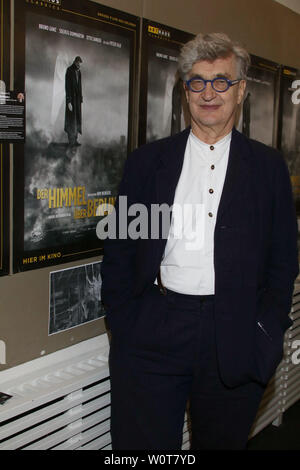 Wim Wenders, Praesentation der restaurierten Version von "Himmel über Berlin", Holi Kino Hamburg, 15.04.2018 Stockfoto