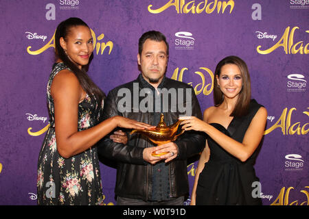 Cassandra Steen, Laith Al Deen, Mandy Grace Capristo, Benefizkonzert ALADDIN & Freunde im Konzert, Neue Flora, Hamburg, 23.04.2018 Stockfoto