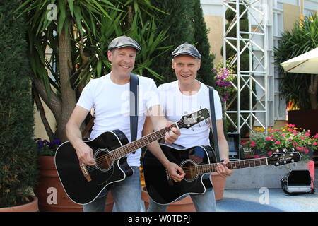 Die junx (Gruppe, Saenger, Musiker) in der ARD-Sendung 2. Folge 2018 "Immer wieder Sonntags" Stockfoto