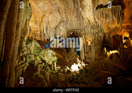 Imposante Grotta di Nettuno in Sardinien (Italien) Stockfoto