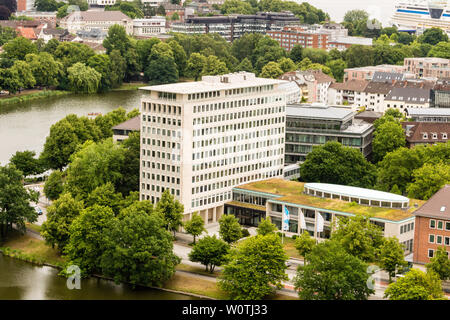 Kiel, Deutschland - Juni 24, 2018: Impressionen aus dem 9. und letzten Tag der Kieler Woche 2018 Stockfoto