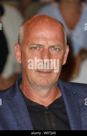 Mario Basler (Ex-Fu SSballprofi), Markus Lanz aus dem Studio Stahltwiete, Hamburg, 26.06.2018 Stockfoto