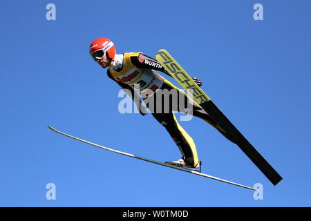 Markus Eisenbichler (TSV Siegsdorf) bei der Skisprung DM Einzel Hinterzarten 2018 Stockfoto