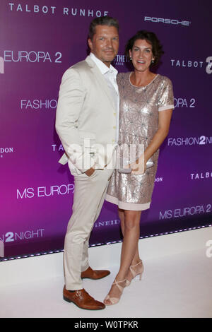 Hardy und Alice Krüger Jr, Mode 2 Nacht, Ms Europa, Hamburg, 17.08.2018 Stockfoto