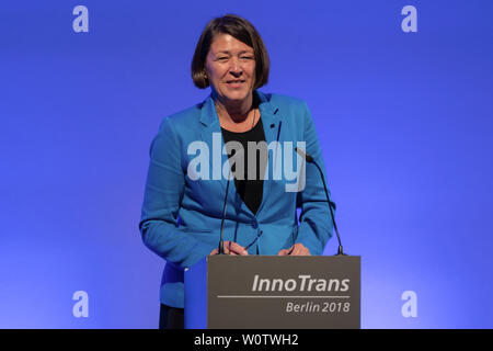 InnoTrans 2018 - Eröffnung - Violeta Bulc, EU-Kommissarin für Verkehr Stockfoto