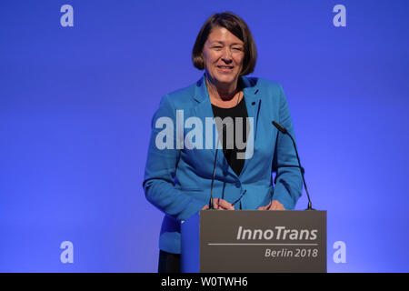 InnoTrans 2018 - Eröffnung - Violeta Bulc, EU-Kommissarin für Verkehr Stockfoto