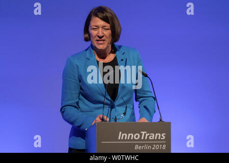 InnoTrans 2018 - Eröffnung - Violeta Bulc, EU-Kommissarin für Verkehr Stockfoto