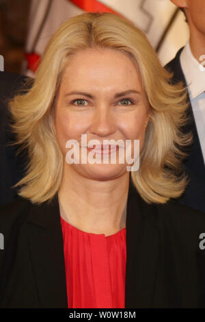 Manuela Schwesig, Ministerpraesidentin des Landes Mecklenburg-Vorpommern, Ministerpraesidentenkonferenz, Hamburg, Rathaus, 25.10.2018 Stockfoto