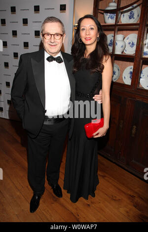 Jan Hofer und Phong Lan Truong, Champagner Preis fuer Lebensfreude, Hotel Louis C. Jacob, Hamburg, 11.02.2019 Stockfoto