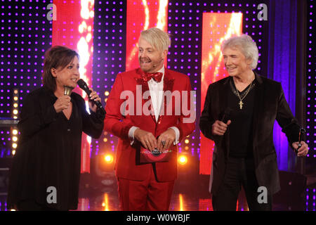 Ute Freudenberg, Peter Orloff, Ross Antony, Meine Schlagerwelt, sterben Partei mit Ross Antony, Aufzeichnungen vom 19.02.2019, Leipzig Stockfoto