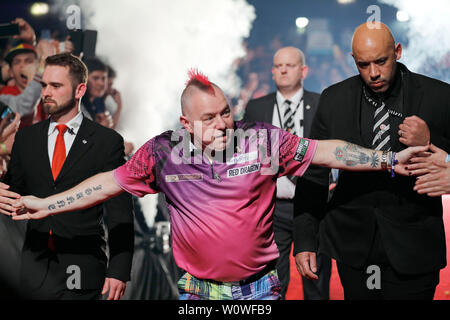 Peter Wright, European Darts Open PDC, Ostermann-Arena, Leverkusen, 23.03.2019 Stockfoto