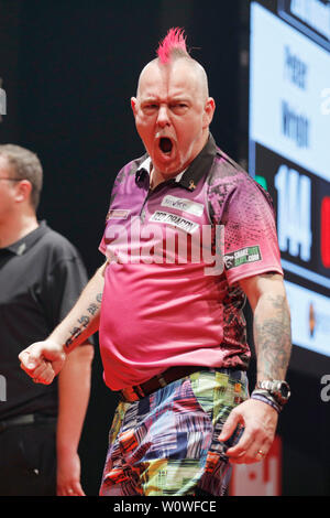 Peter Wright, European Darts Open PDC, Ostermann-Arena, Leverkusen, 23.03.2019 Stockfoto