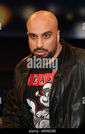 Abdelkarim bei der NDR Talkshow "Tietjen und Bommes'im NDR Studio auf dem Messegelände in Hannover am 22.03.2019 Stockfoto