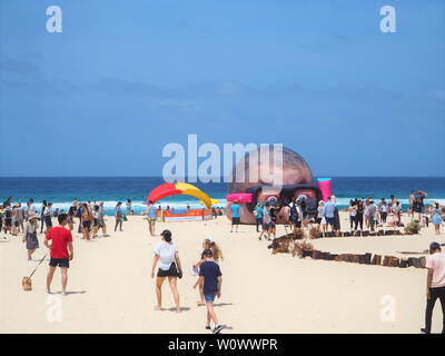 Skulptur am Meer, Bondi 2018 Stockfoto