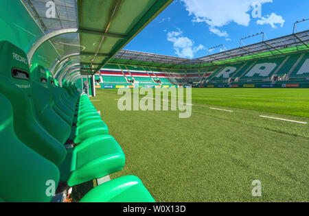 Besuchen Allianz Stadion. Wien, Österreich Stockfoto