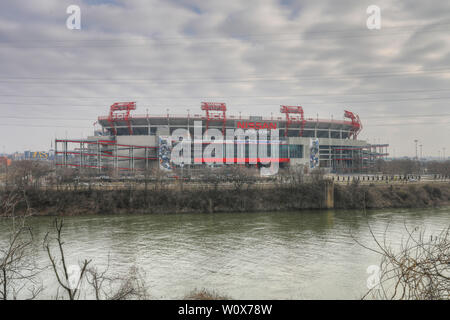 Nissan Stadion in Nashville, Tennessee. Home zu den Tennessee Titans der NFL Stockfoto