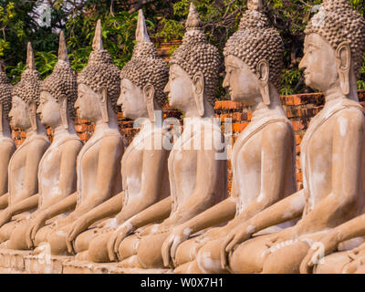 Wat Yai Chai Mongkons, Ayutthaya, Thailand Stockfoto