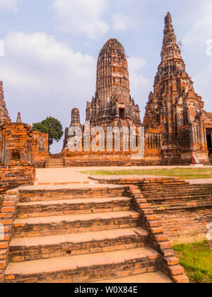 Wat Chaiwatthanaram, Ayutthaya, Thailand Stockfoto