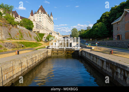 Rideau Canal, Ottawa, Kanada Stockfoto