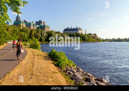 Rideau Canal, Ottawa, Kanada Stockfoto