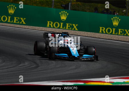 #63 George Russell Williams Racing Mercedes. Grand Prix von Österreich 2019 Spielberg. Stockfoto